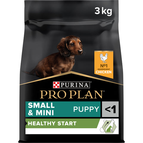 PRO PLAN HEALTHY START SMALL AND MINI PUPPY, DRY DOG FOOD WITH CHICKEN, 3 KG