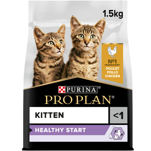 PRO PLAN ORIGINAL KITTEN DRY CAT FOOD WITH CHICKEN, 1.5 KG