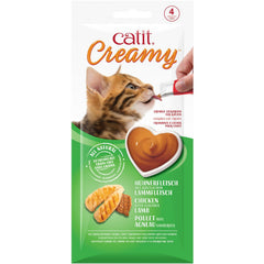 Catit Creamy Lickable Treats - Chicken and Lamb